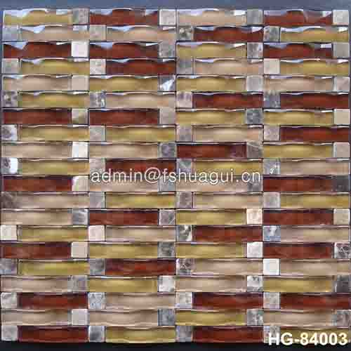 Rustic Panel Wood Mosaic factory   HG-WT001