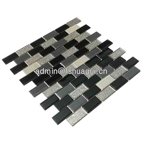 Rustic Panel Wood Mosaic factory   HG-WT001