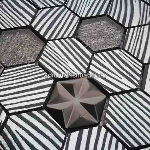 Rustic Panel Wood Mosaic factory   HG-WT001