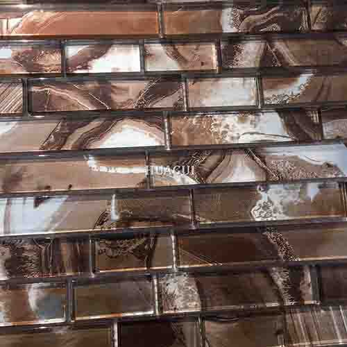 Rustic Panel Wood Mosaic factory   HG-WT001