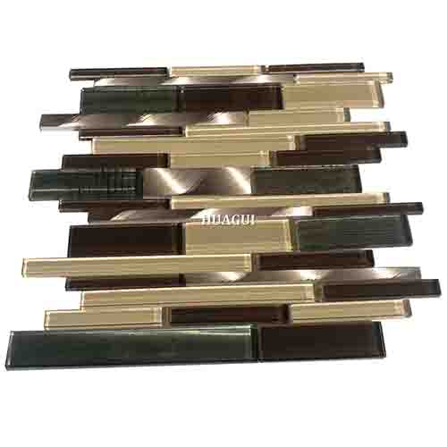Rustic Panel Wood Mosaic factory   HG-WT001
