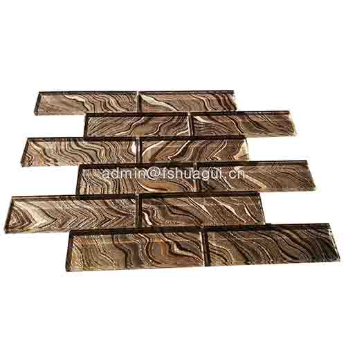 Rustic Panel Wood Mosaic factory   HG-WT001