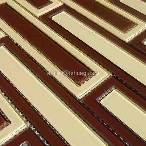 Rustic Panel Wood Mosaic factory   HG-WT001