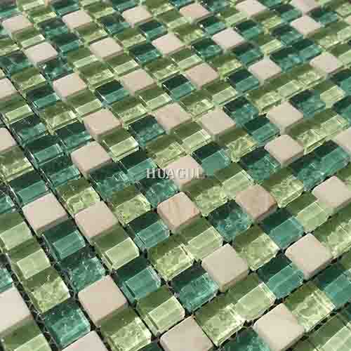 Rustic Panel Wood Mosaic factory   HG-WT001