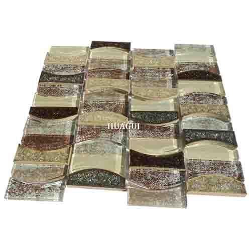 Rustic Panel Wood Mosaic factory   HG-WT001