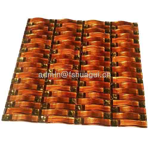 Rustic Panel Wood Mosaic factory   HG-WT001