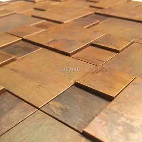 Rustic Panel Wood Mosaic factory   HG-WT001