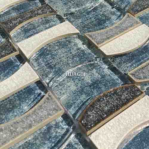 Rustic Panel Wood Mosaic factory   HG-WT001