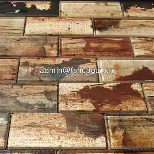 Rustic Panel Wood Mosaic factory   HG-WT001