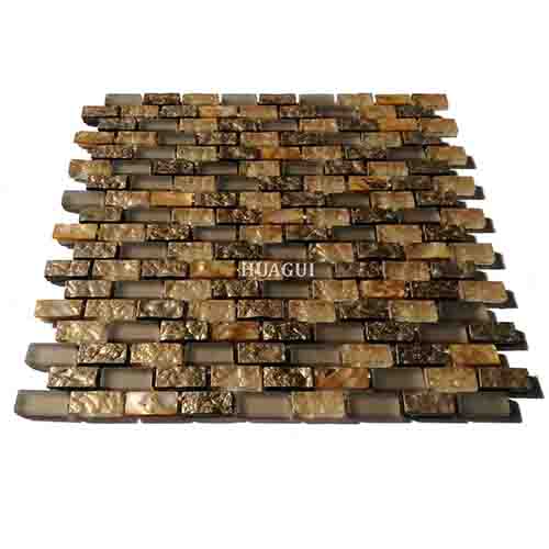 Rustic Panel Wood Mosaic factory   HG-WT001