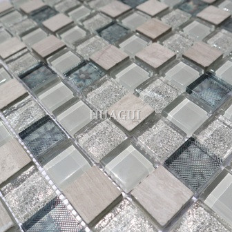 Rustic Panel Wood Mosaic factory   HG-WT001
