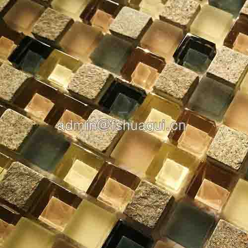 Rustic Panel Wood Mosaic factory   HG-WT001