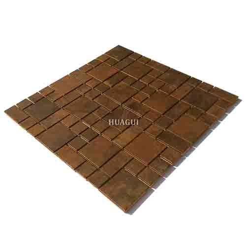 Rustic Panel Wood Mosaic factory   HG-WT001