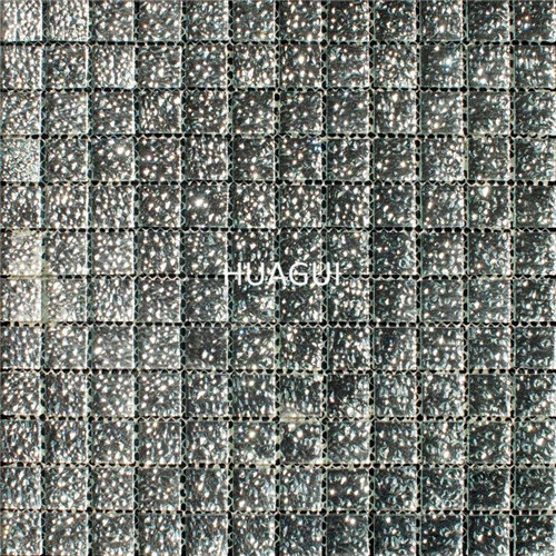 Foshan manufacturer color mixed ripple glass water napier tile