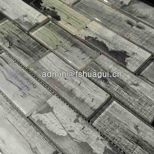 Rustic Panel Wood Mosaic factory   HG-WT001