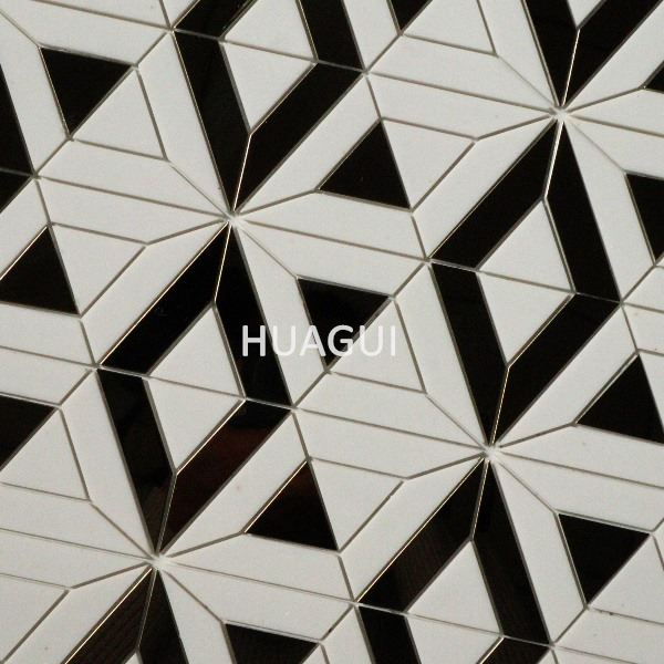 Rustic Panel Wood Mosaic factory   HG-WT001
