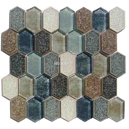 Rustic Panel Wood Mosaic factory   HG-WT001