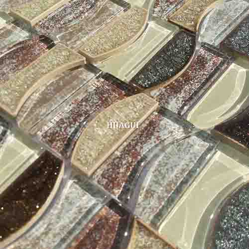 Rustic Panel Wood Mosaic factory   HG-WT001