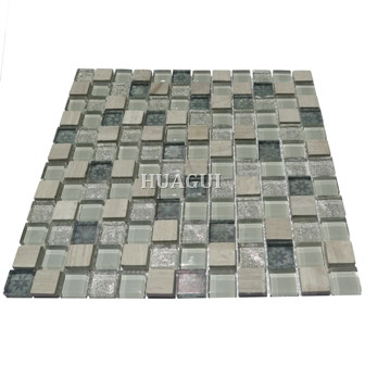Rustic Panel Wood Mosaic factory   HG-WT001