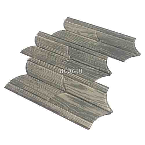Rustic Panel Wood Mosaic factory   HG-WT001