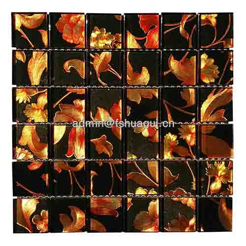 Rustic Panel Wood Mosaic factory   HG-WT001