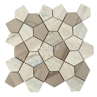 Rustic Panel Wood Mosaic factory   HG-WT001