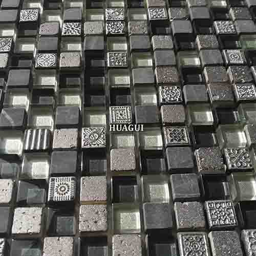Rustic Panel Wood Mosaic factory   HG-WT001