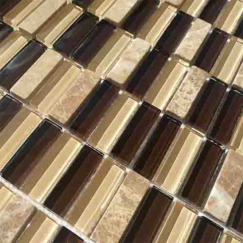Rustic Panel Wood Mosaic factory   HG-WT001