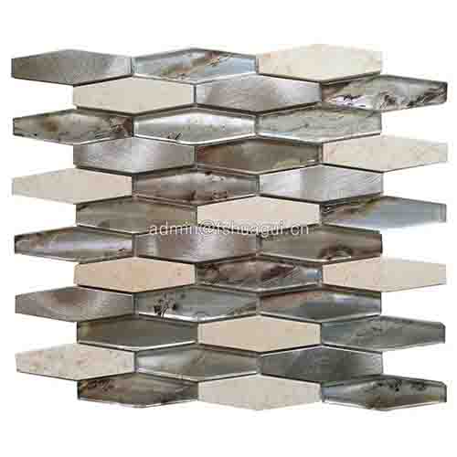 Rustic Panel Wood Mosaic factory   HG-WT001