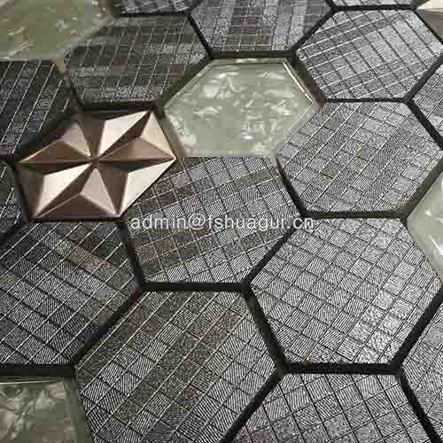 Rustic Panel Wood Mosaic factory   HG-WT001