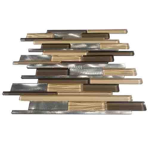 Rustic Panel Wood Mosaic factory   HG-WT001