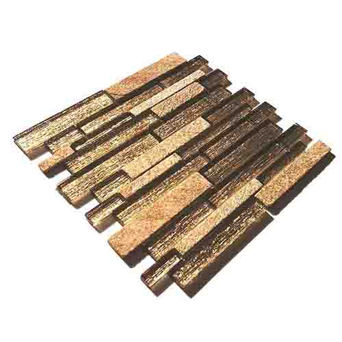 Rustic Panel Wood Mosaic factory   HG-WT001