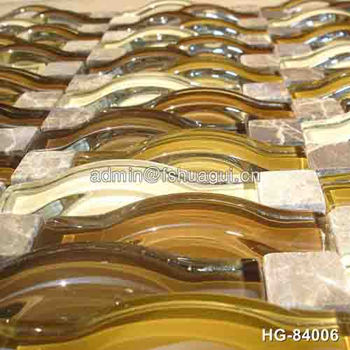 Rustic Panel Wood Mosaic factory   HG-WT001