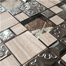 Rustic Panel Wood Mosaic factory   HG-WT001