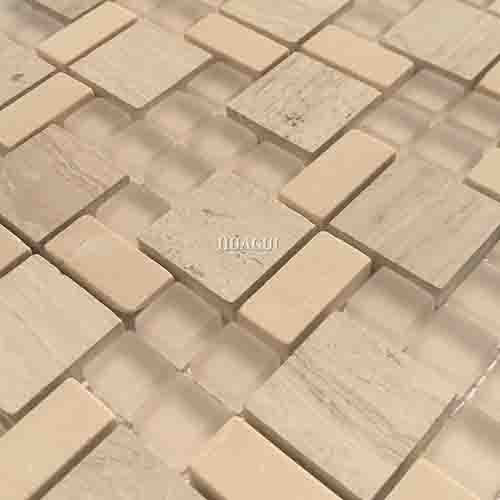Rustic Panel Wood Mosaic factory   HG-WT001