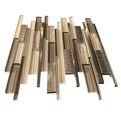 Rustic Panel Wood Mosaic factory   HG-WT001