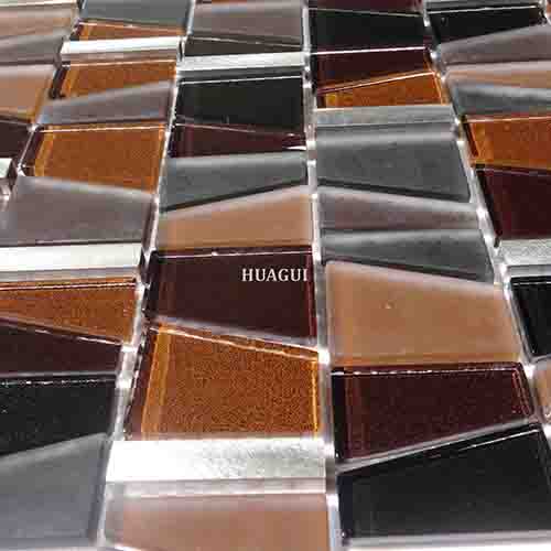Rustic Panel Wood Mosaic factory   HG-WT001