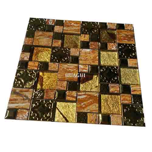 Rustic Panel Wood Mosaic factory   HG-WT001