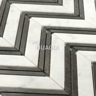Rustic Panel Wood Mosaic factory   HG-WT001