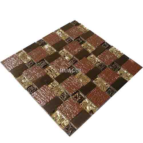 Rustic Panel Wood Mosaic factory   HG-WT001
