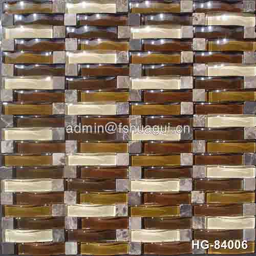 Rustic Panel Wood Mosaic factory   HG-WT001