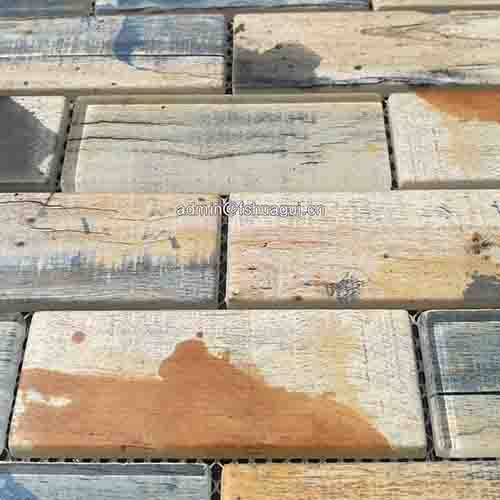 Rustic Panel Wood Mosaic factory   HG-WT001