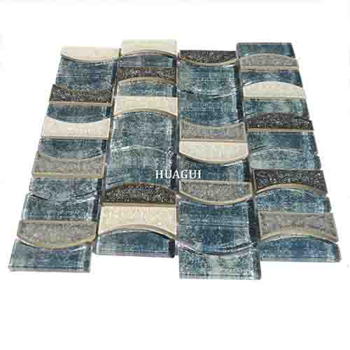 Rustic Panel Wood Mosaic factory   HG-WT001