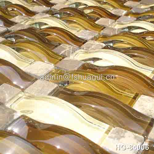 Rustic Panel Wood Mosaic factory   HG-WT001