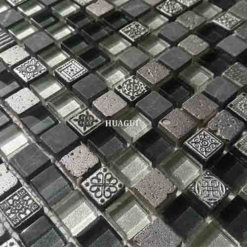 Rustic Panel Wood Mosaic factory   HG-WT001