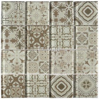 Rustic Panel Wood Mosaic factory   HG-WT001