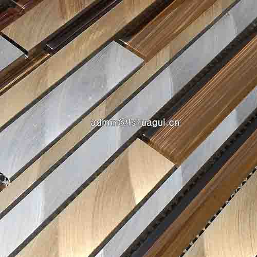 Rustic Panel Wood Mosaic factory   HG-WT001