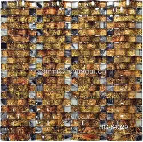 Rustic Panel Wood Mosaic factory   HG-WT001