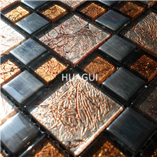 Rustic Panel Wood Mosaic factory   HG-WT001