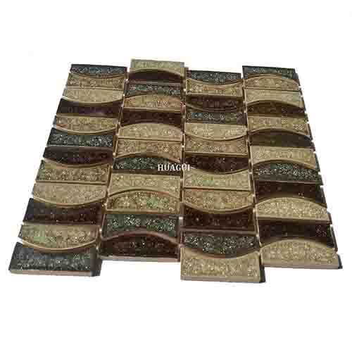 Rustic Panel Wood Mosaic factory   HG-WT001